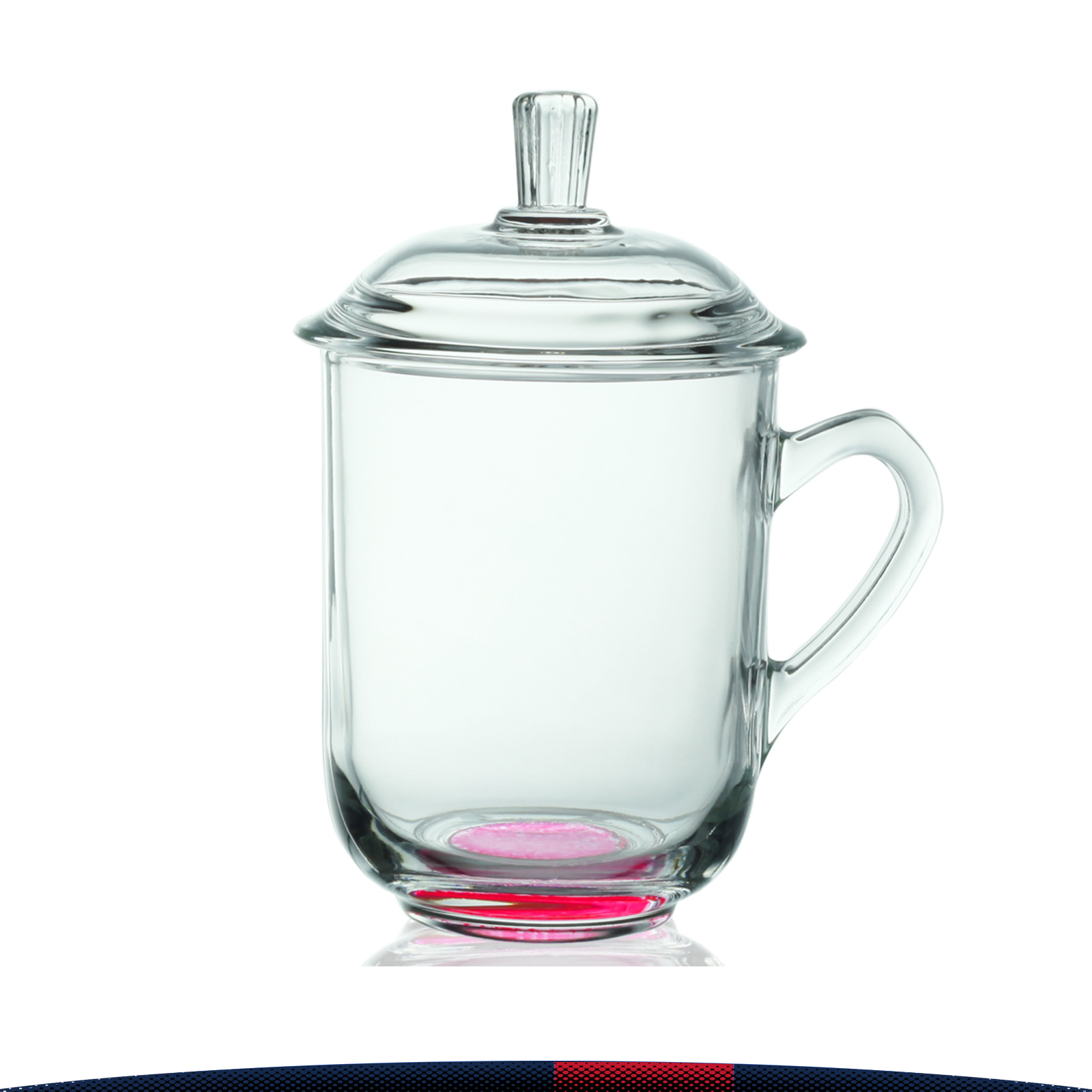 13 oz. Tea Glass with Lids 3