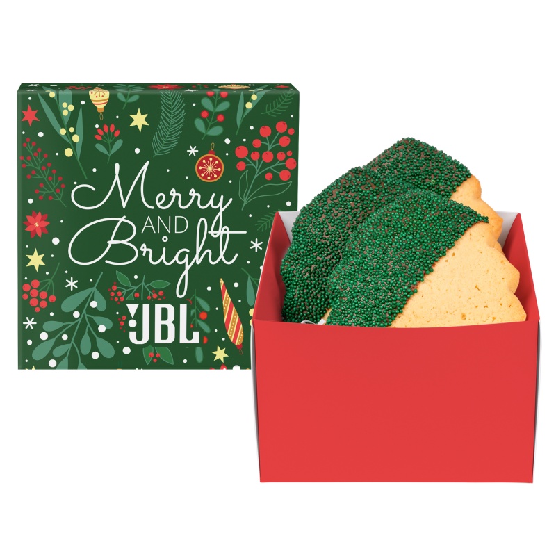 3 Pack Christmas Tree Cookies in Full Color Gift Box 4
