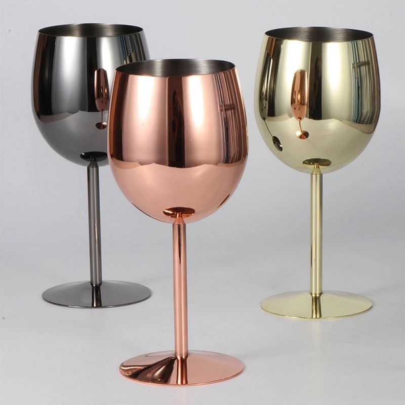 Custom 12 oz Stainless Steel Wine Glasses 10