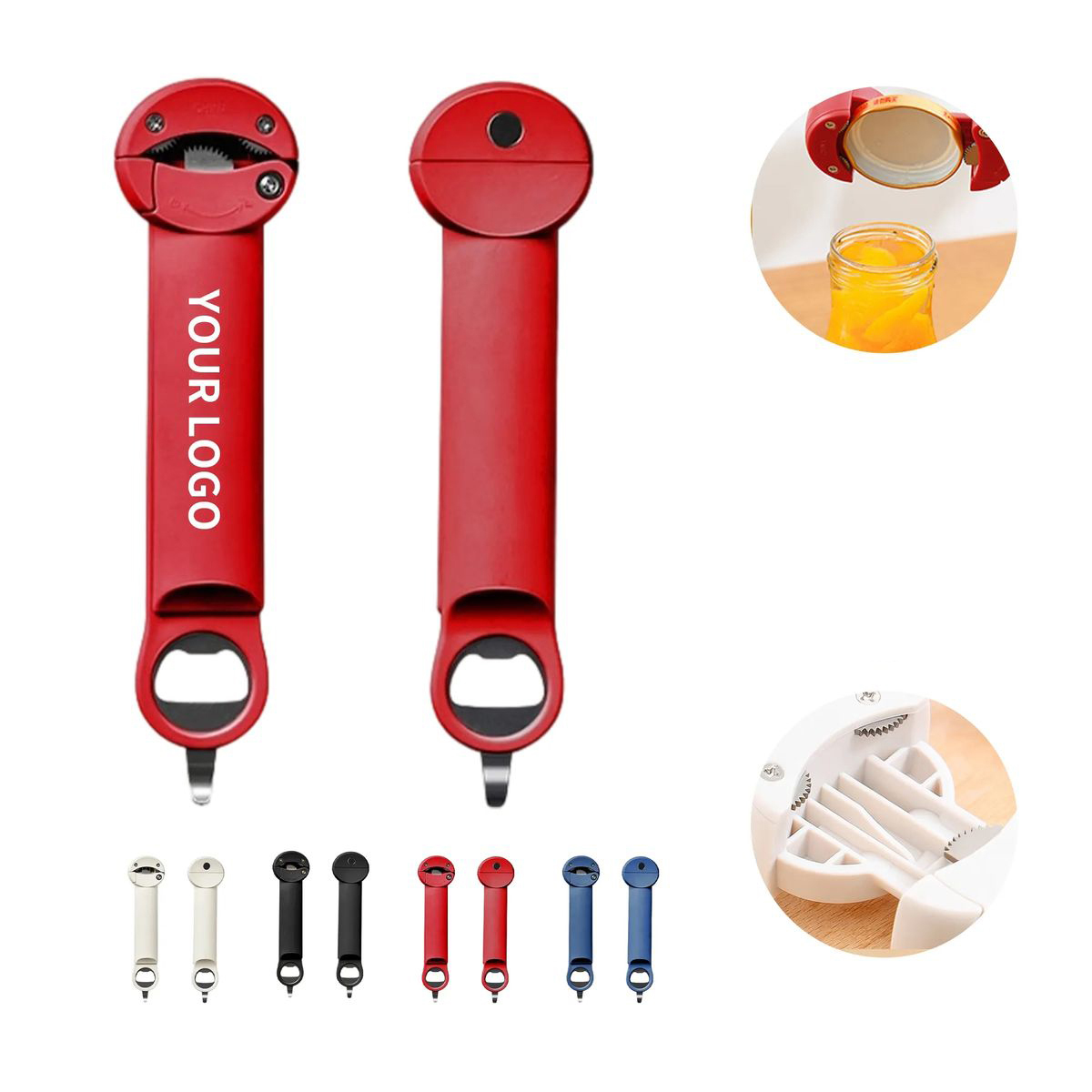 Space Saving Can Opener with Magnetic Head 2