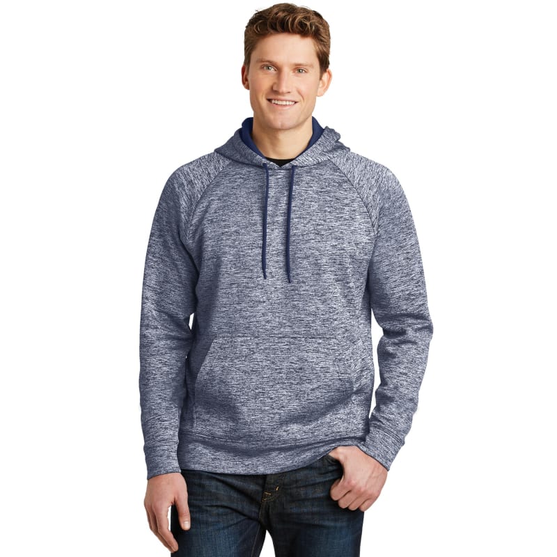 Sport-Tek PosiCharge Electric Heather Fleece Hooded Pullover., custom hoodie or sweatshirt with logo imprint 4