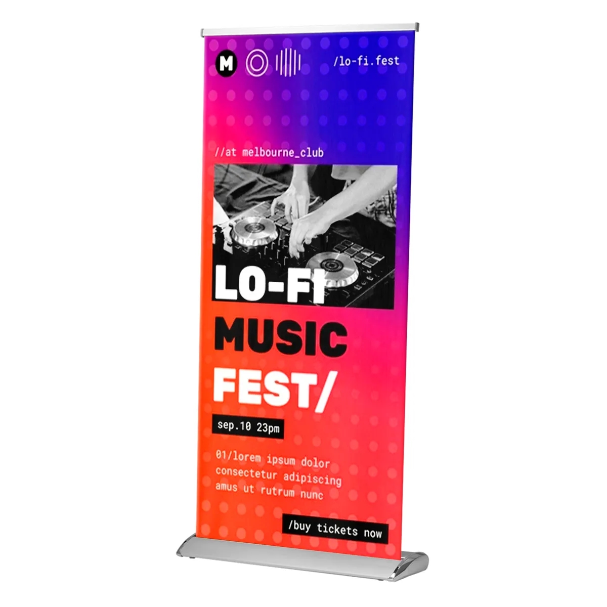 9 Mil Poly Deluxe Pull-Up Banner 2