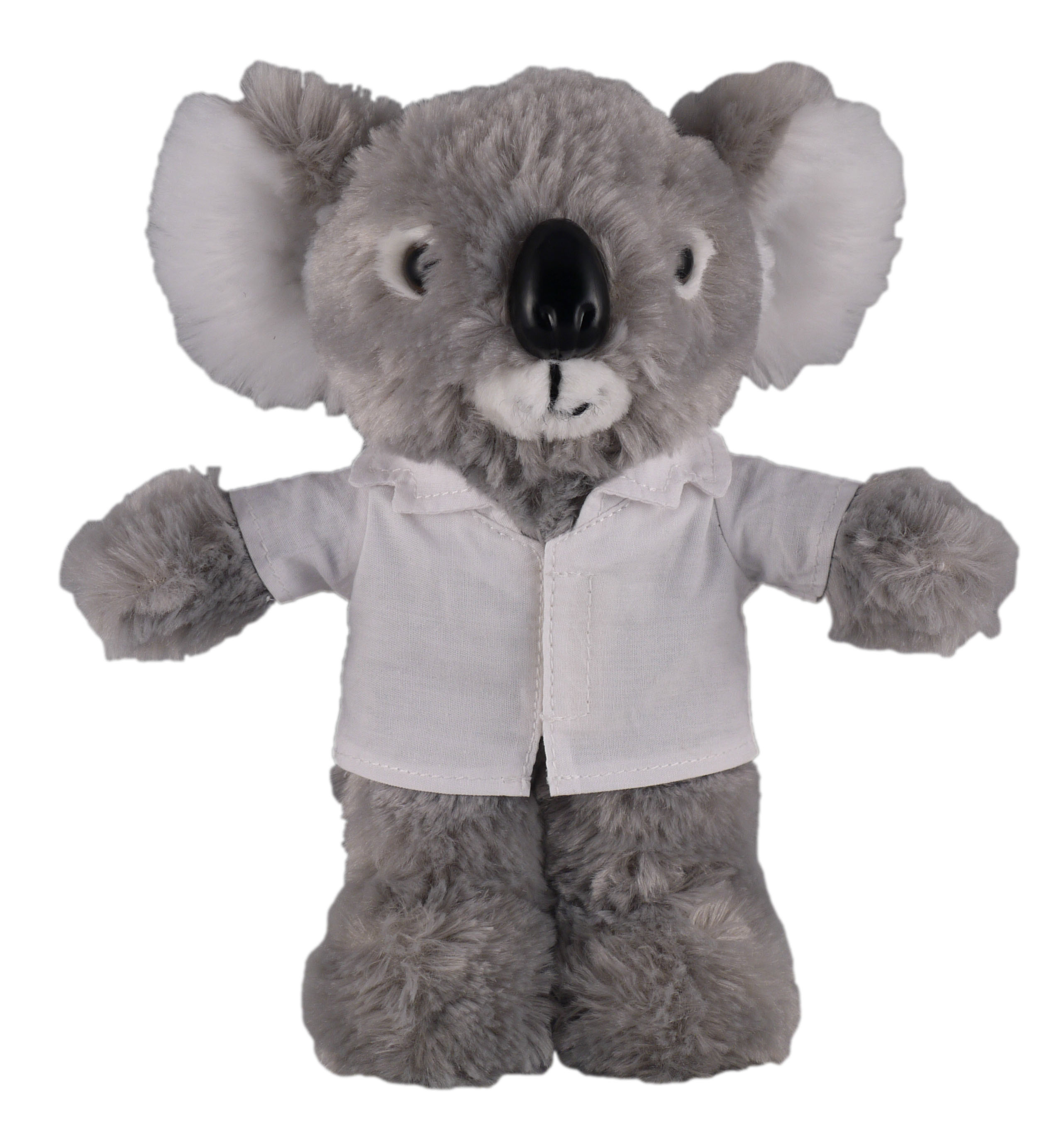 Soft Plush Stuffed Koala in doctor's jacket.