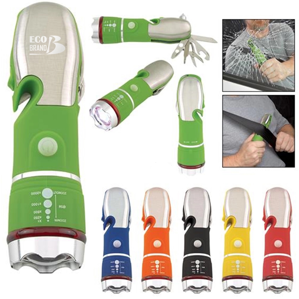 Custom Mini Portable Emergency Cob Flashlight Multi-Tools 2