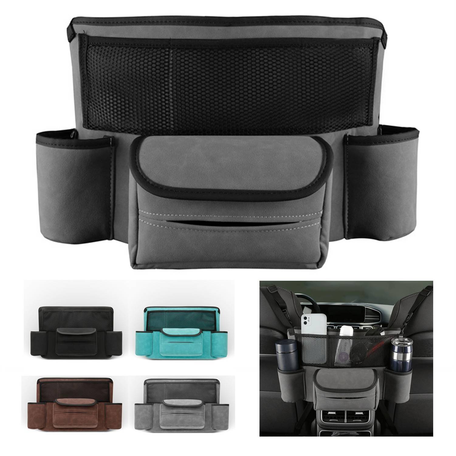 Car Back Seat Multi Pocket Compartment Organizer 2