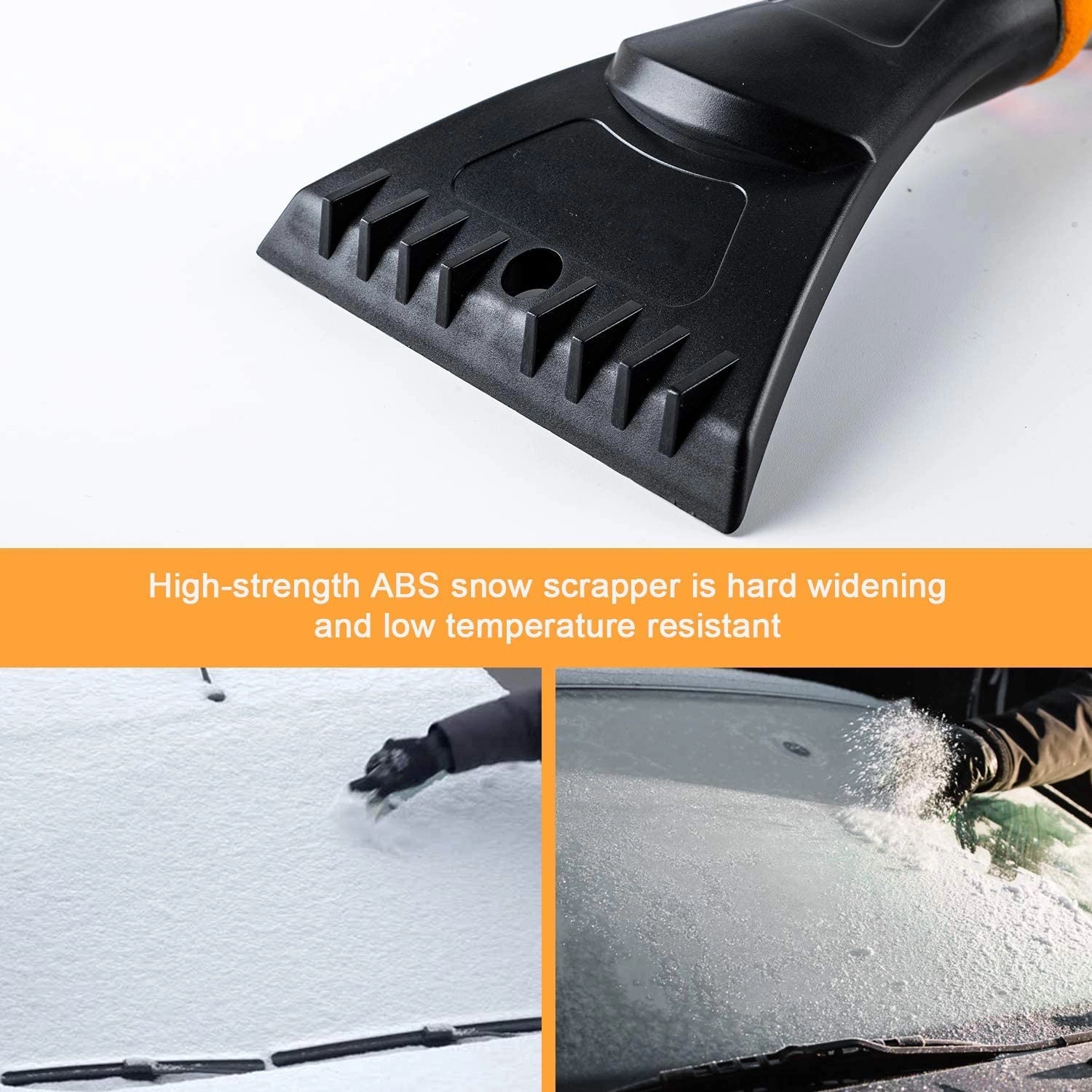 Snow Brush and Detachable Ice Scraper 1