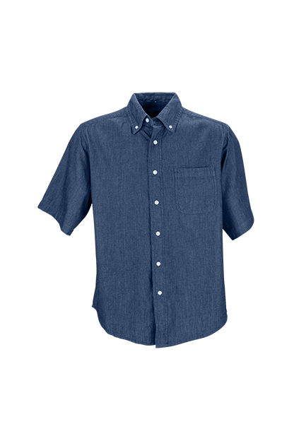 Men's Short-Sleeve Hudson Denim Shirt 9