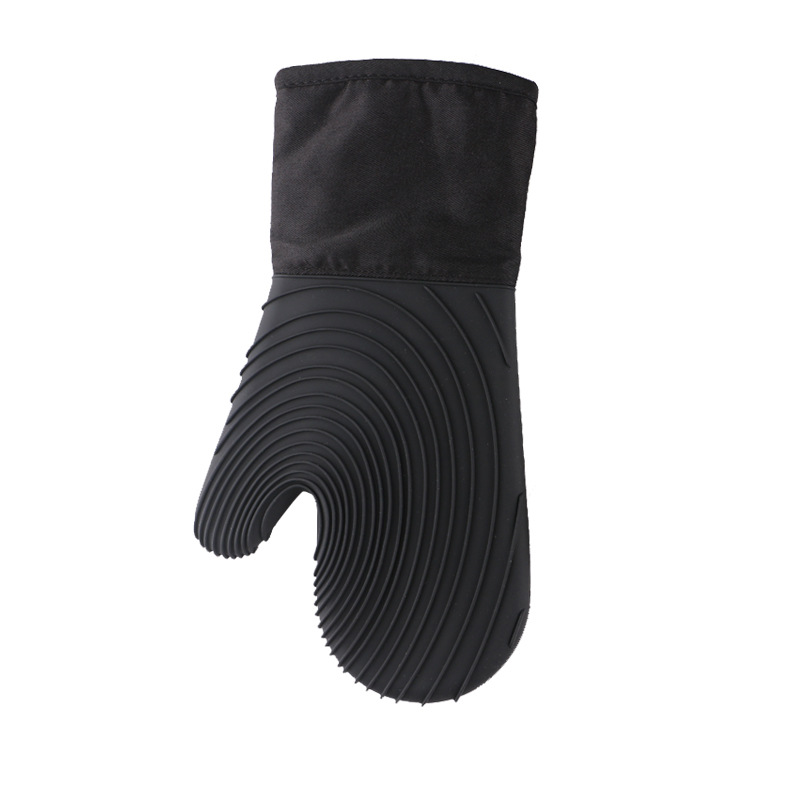 Thick Cotton Non-Slip Waterproof Silicone Insulation Oven Gloves 13