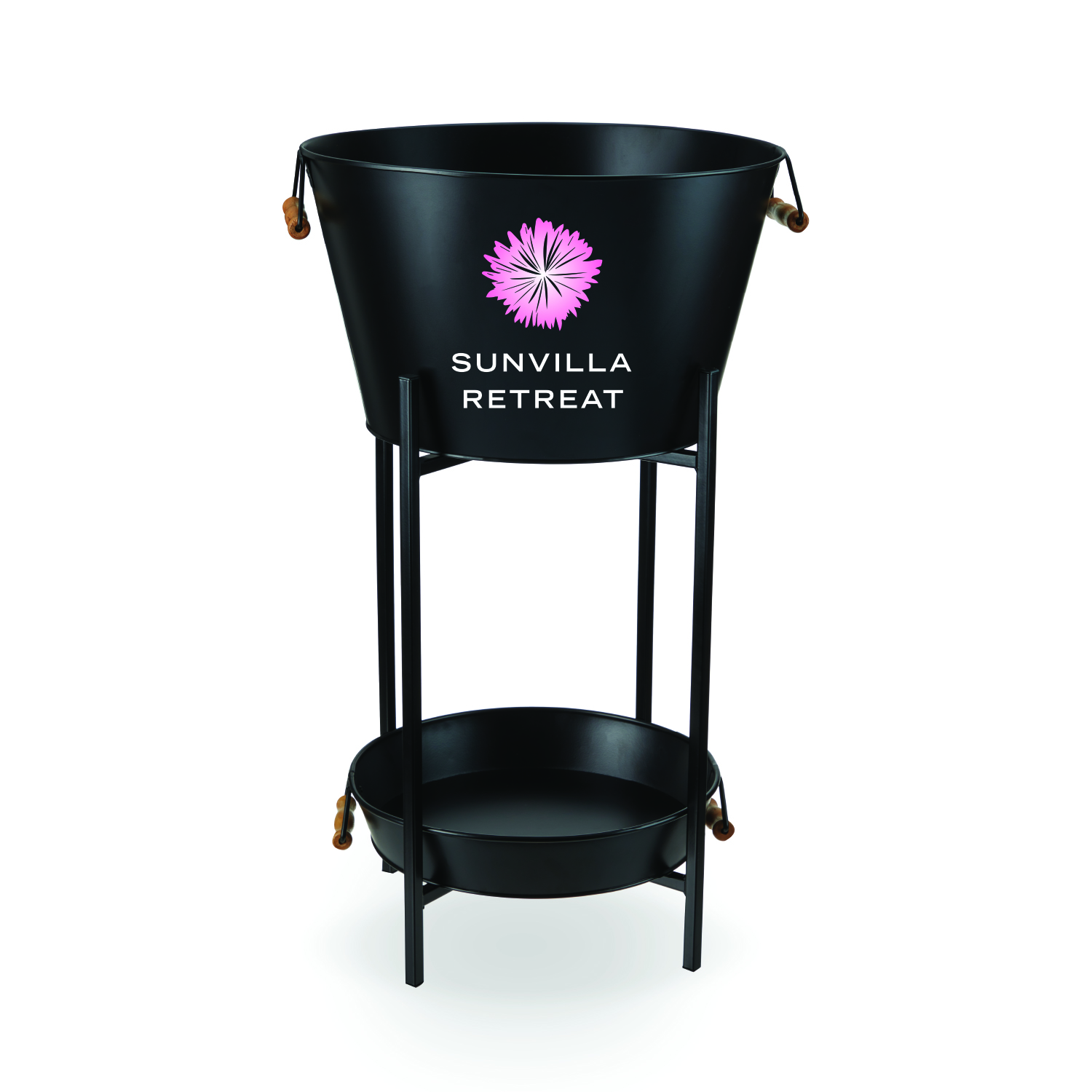 Twine Living® Beverage Tub Stand & Tray