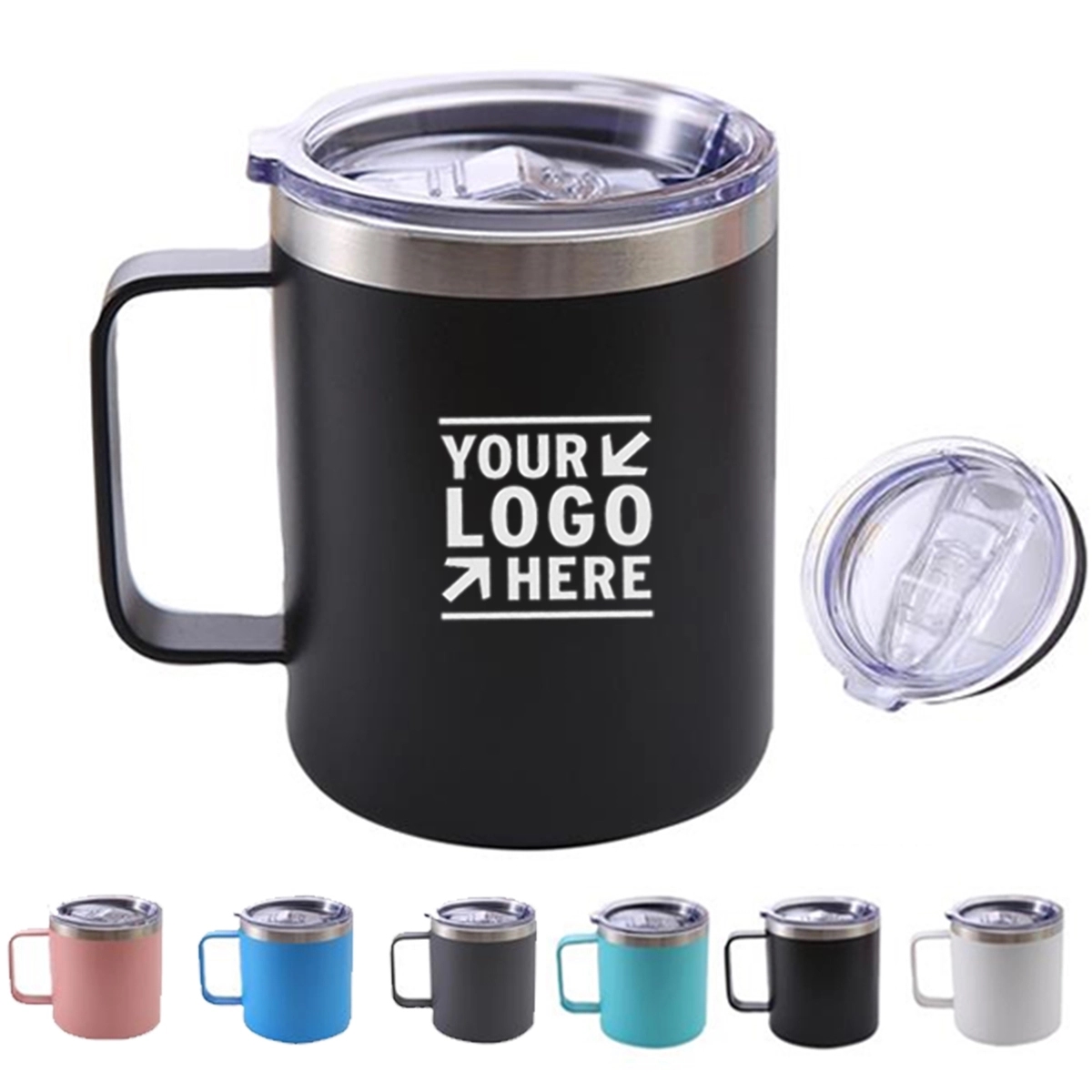 14oz Stainless Steel Coffee Mug Cup 2