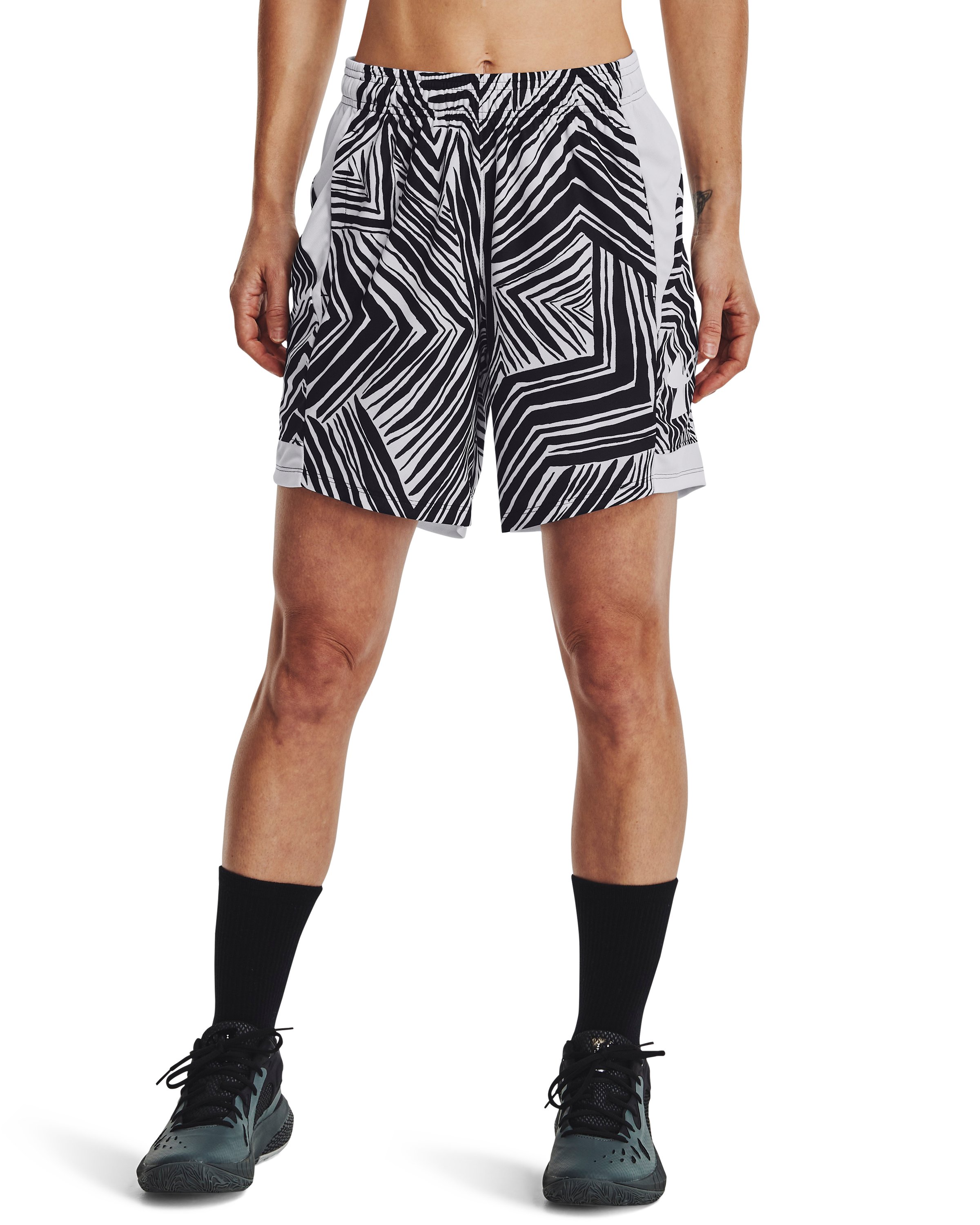 Women's UA Baseline Printed Shorts 6