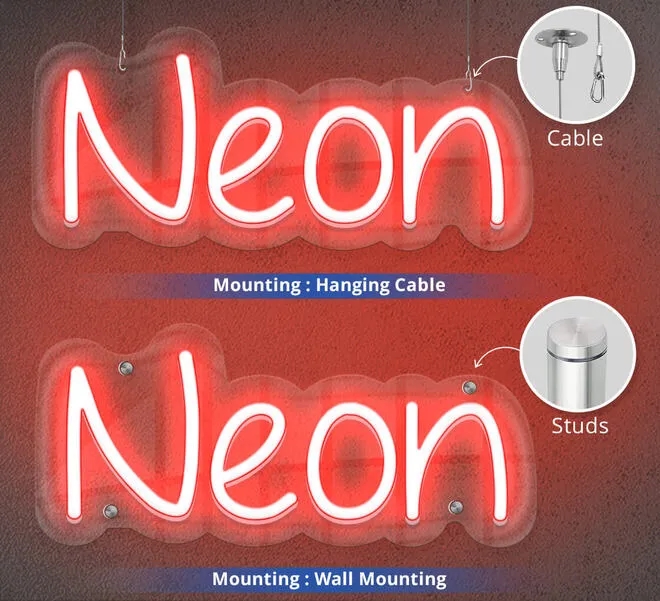 Custom Logo Neon Sign (1.5ft x 1.5ft) 7