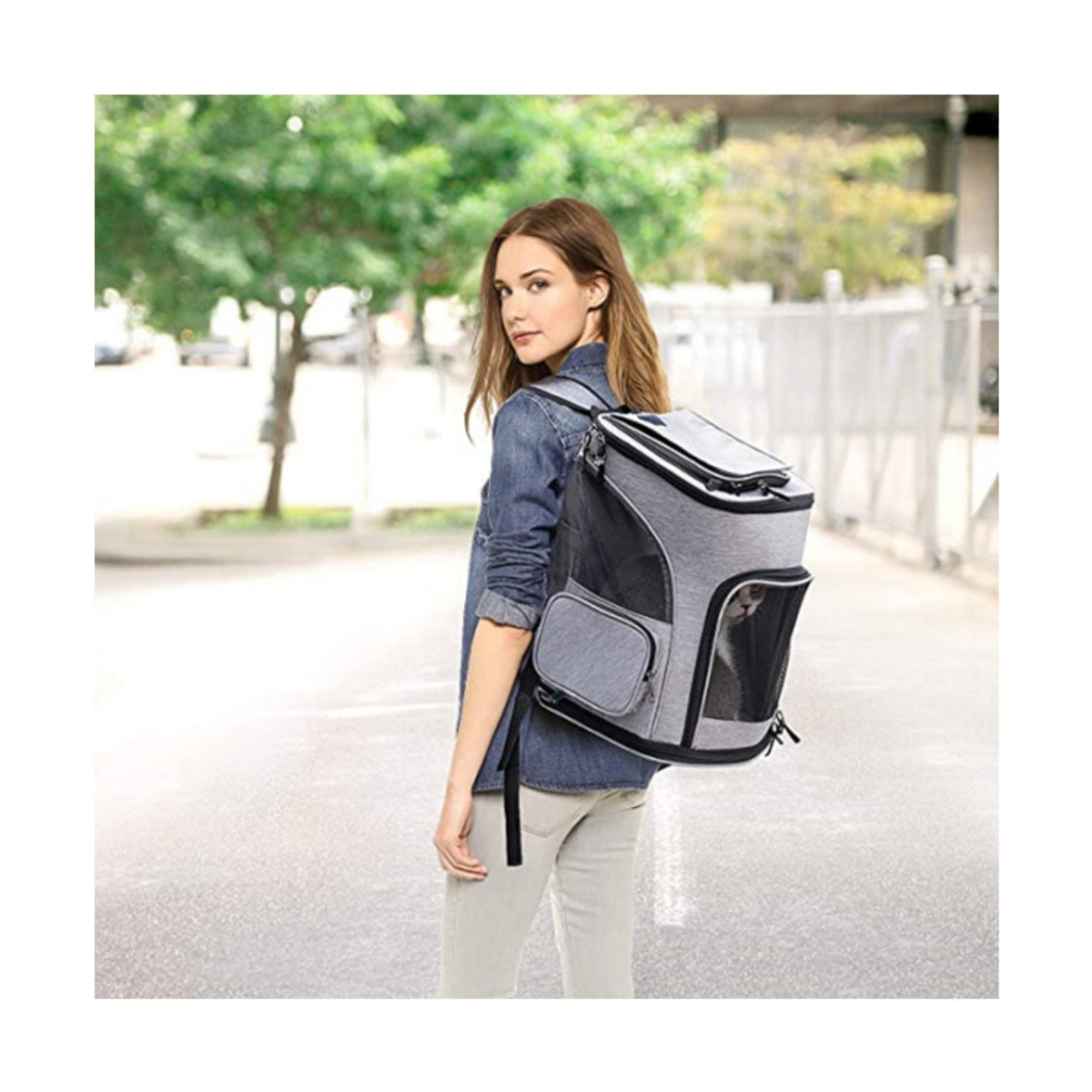Expandable Pet Backpack Carrier 2