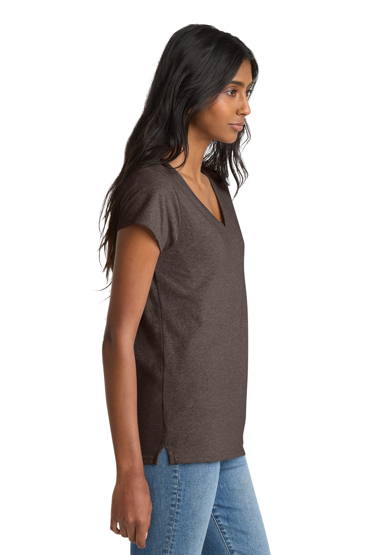 District Women's Re-Tee V-Neck DT8001 61