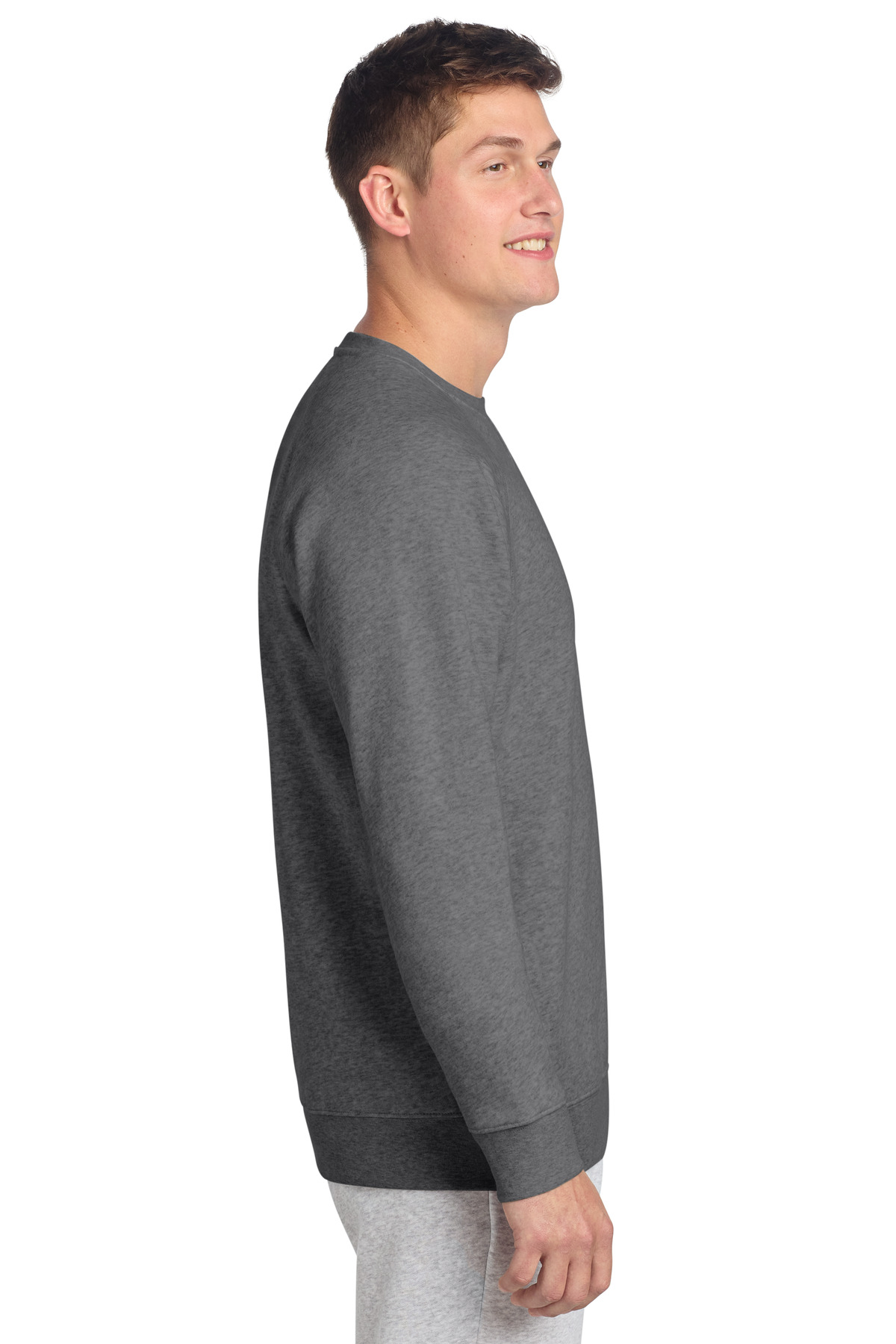 Sport-Tek Drive Fleece Crewneck STF203, custom hoodie or sweatshirt with logo imprint 2