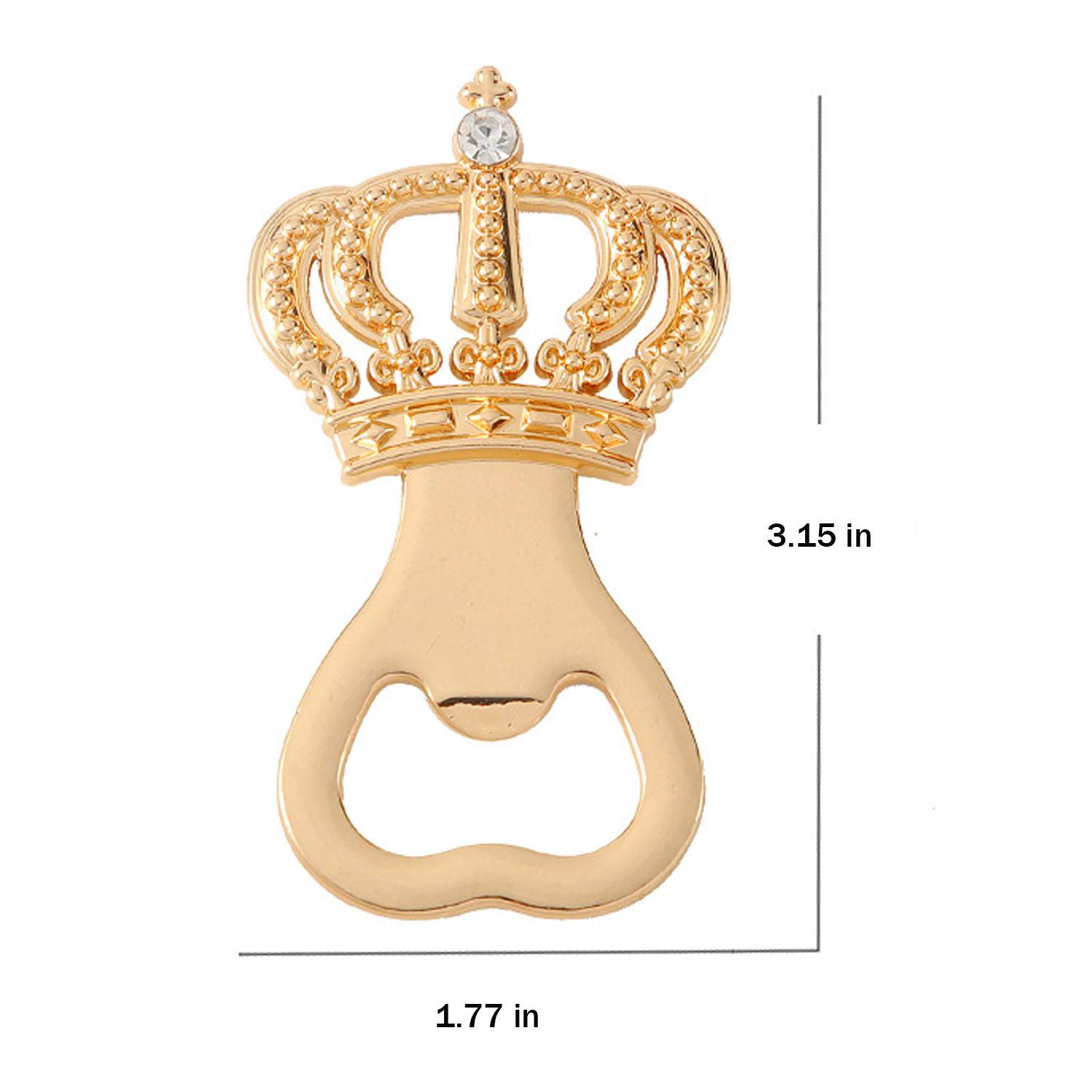 Zinc Alloy Crown Shape Bottle Opener 1