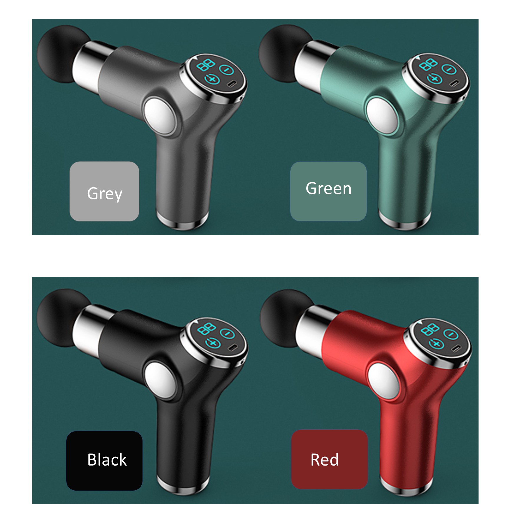 Mini Massage Gun with 4 Attachments 3
