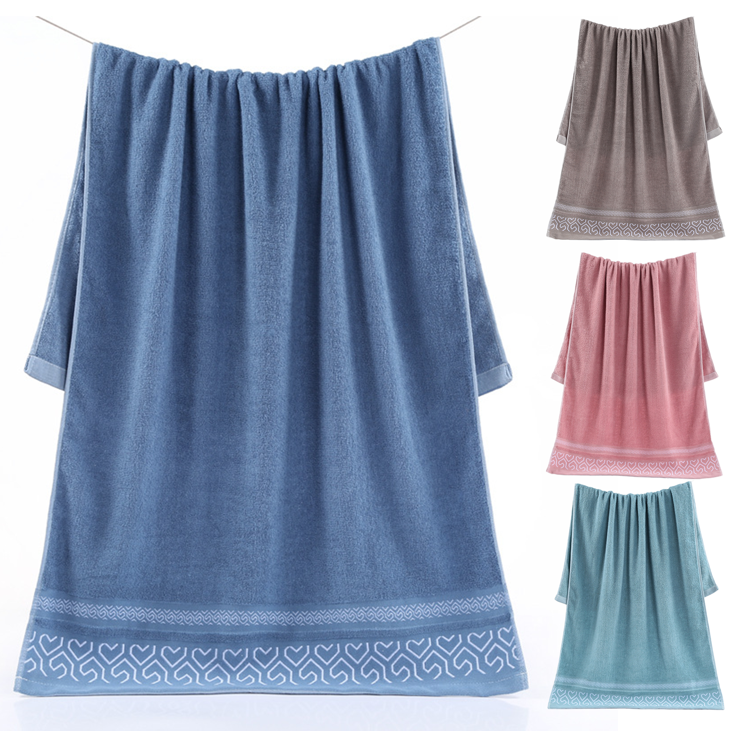 Soft Absorbent Cotton Bath Towel 6