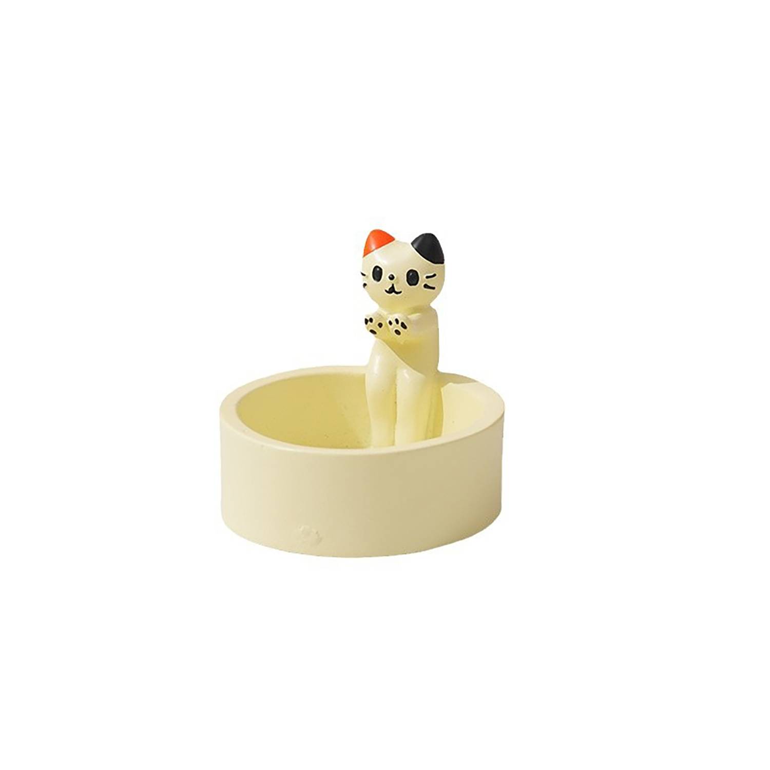 Adorable Cartoon Cat Warming Paws Mini Candle Holder 4