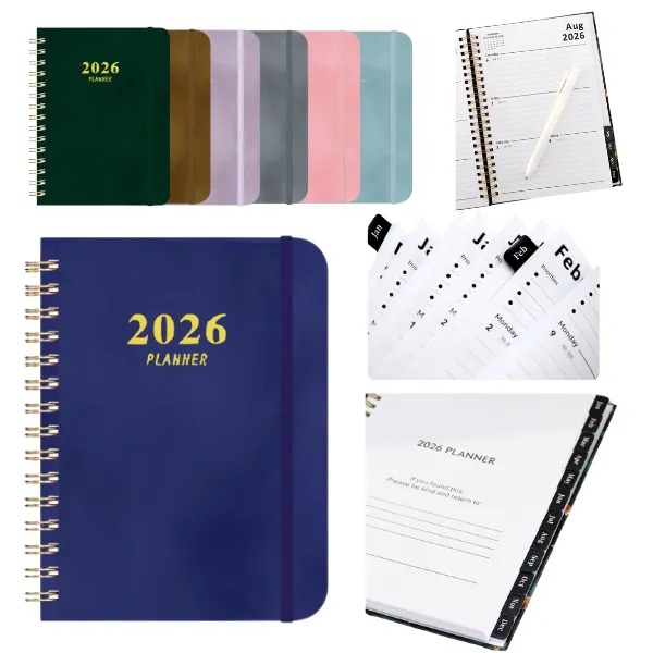 2026-27 Academic Leather Planner - Yearly Agenda Organizer 1