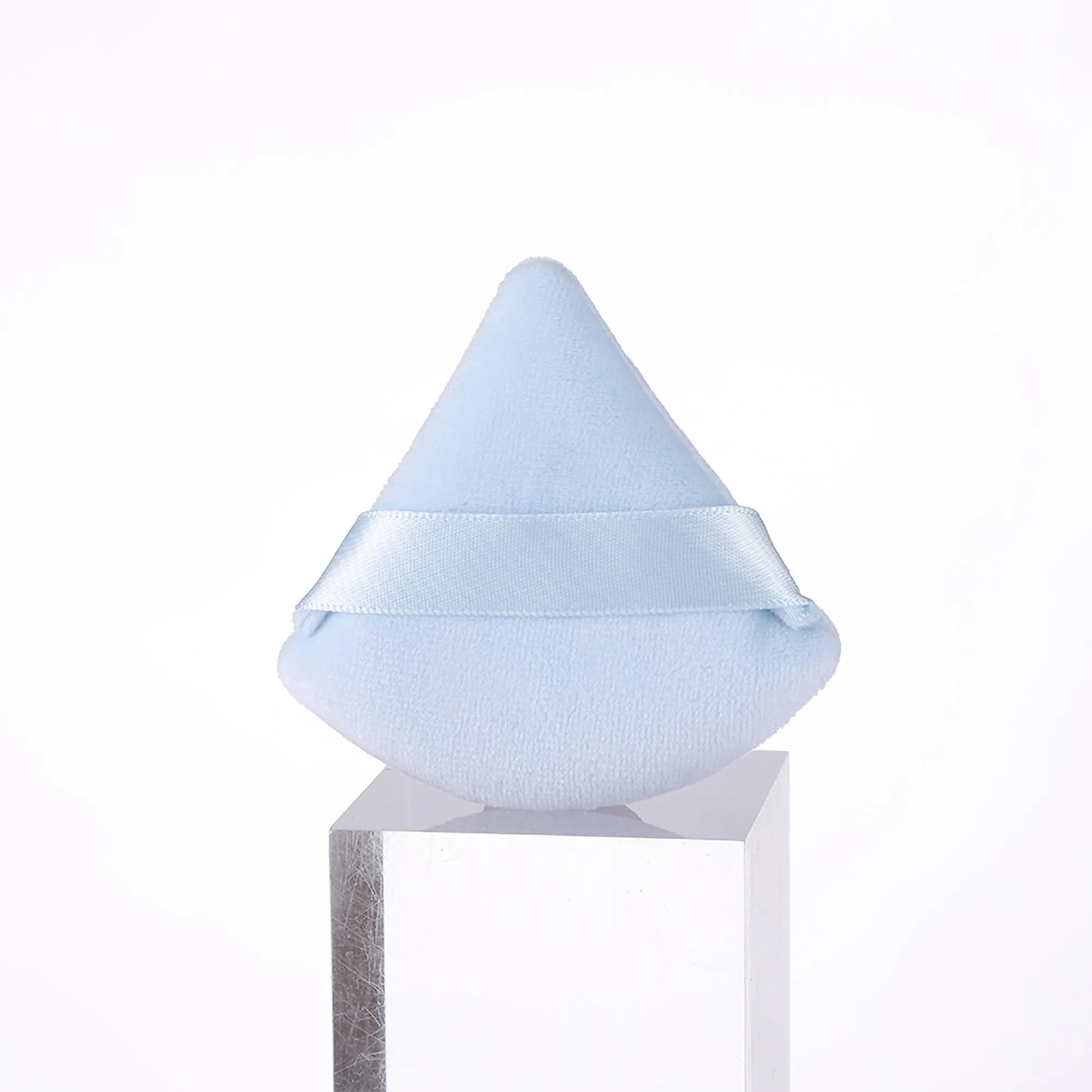 Triangle Powder Puff Makeup Velour Cosmetic Blender Sponge 6