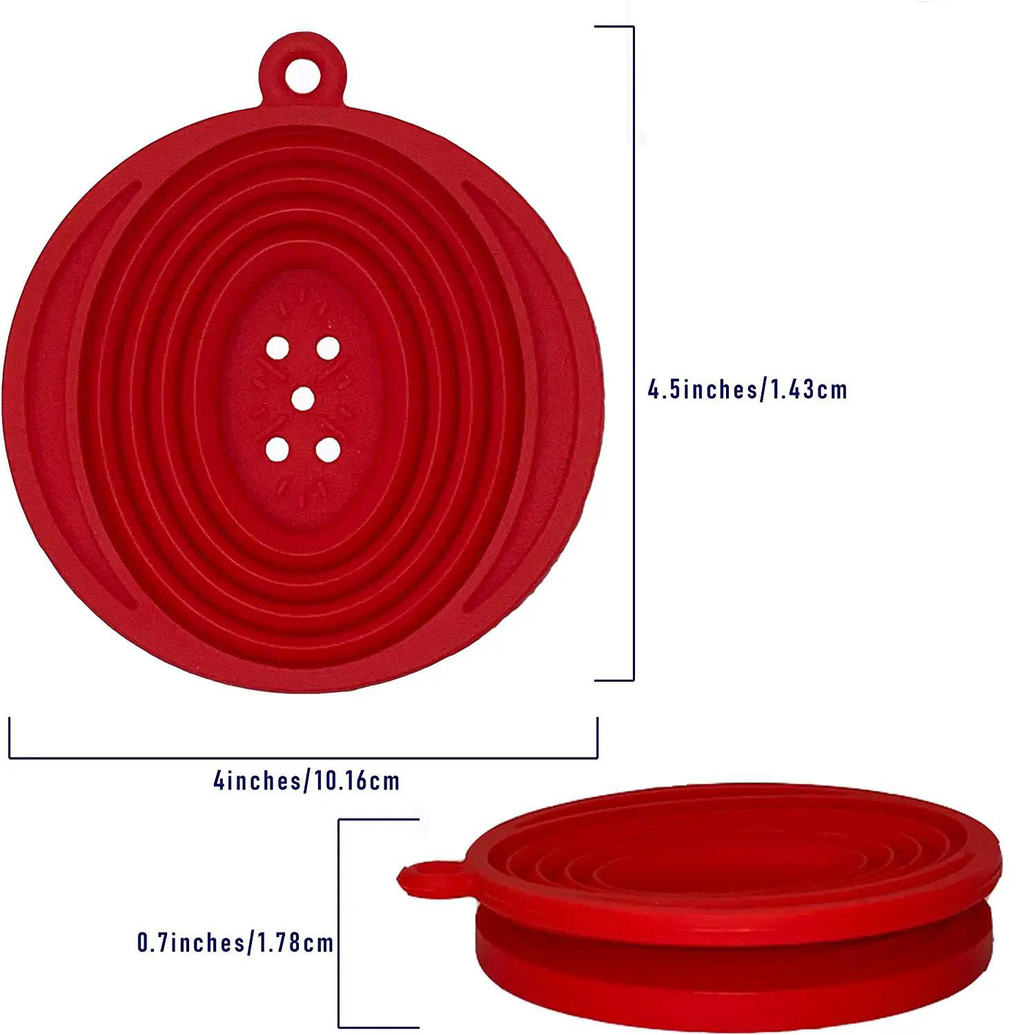 Collapsible Silicone Portable Reusable Coffee Dripper w/ Carry Clip 2
