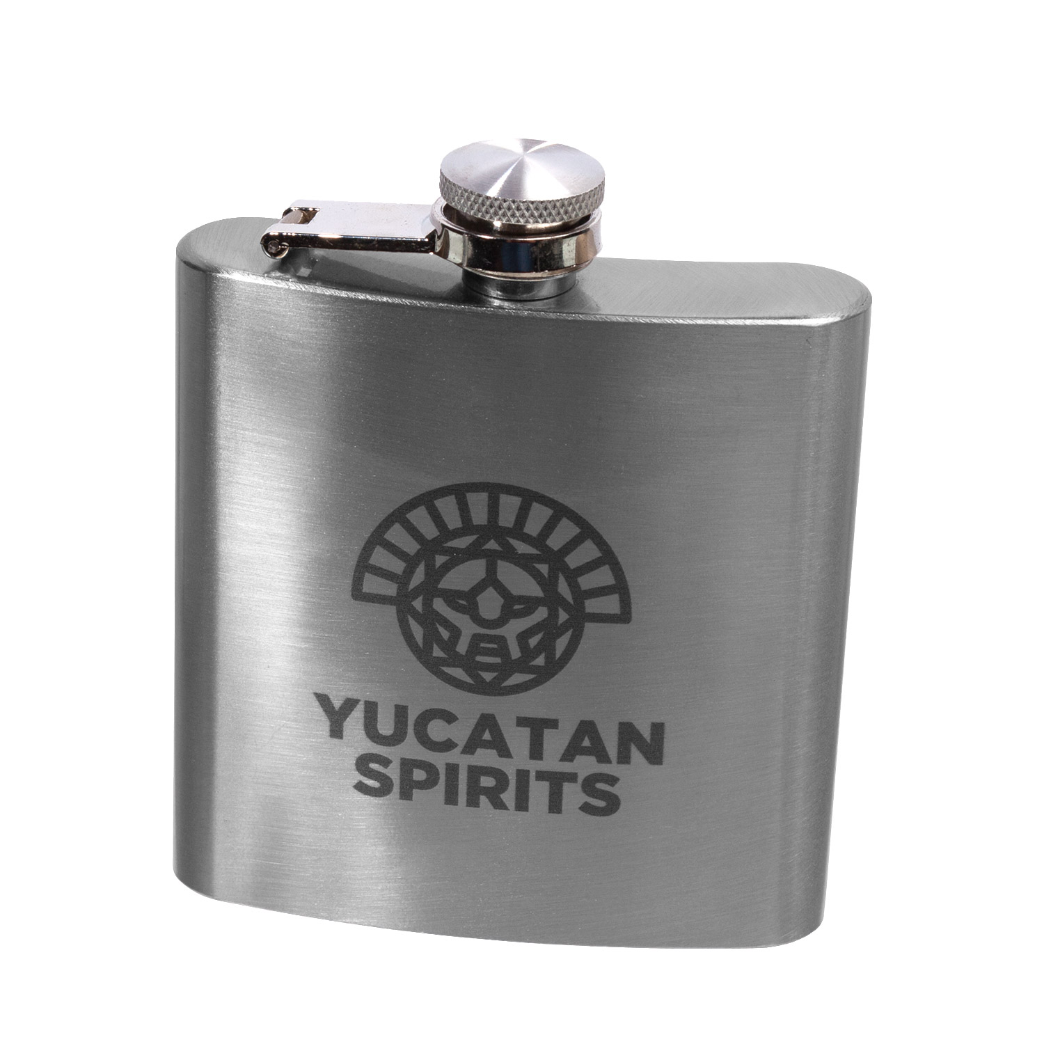 6 oz. Lazio Stainless Steel Hip Flask (Engraved Imprint), custom water bottle with logo imprint 8