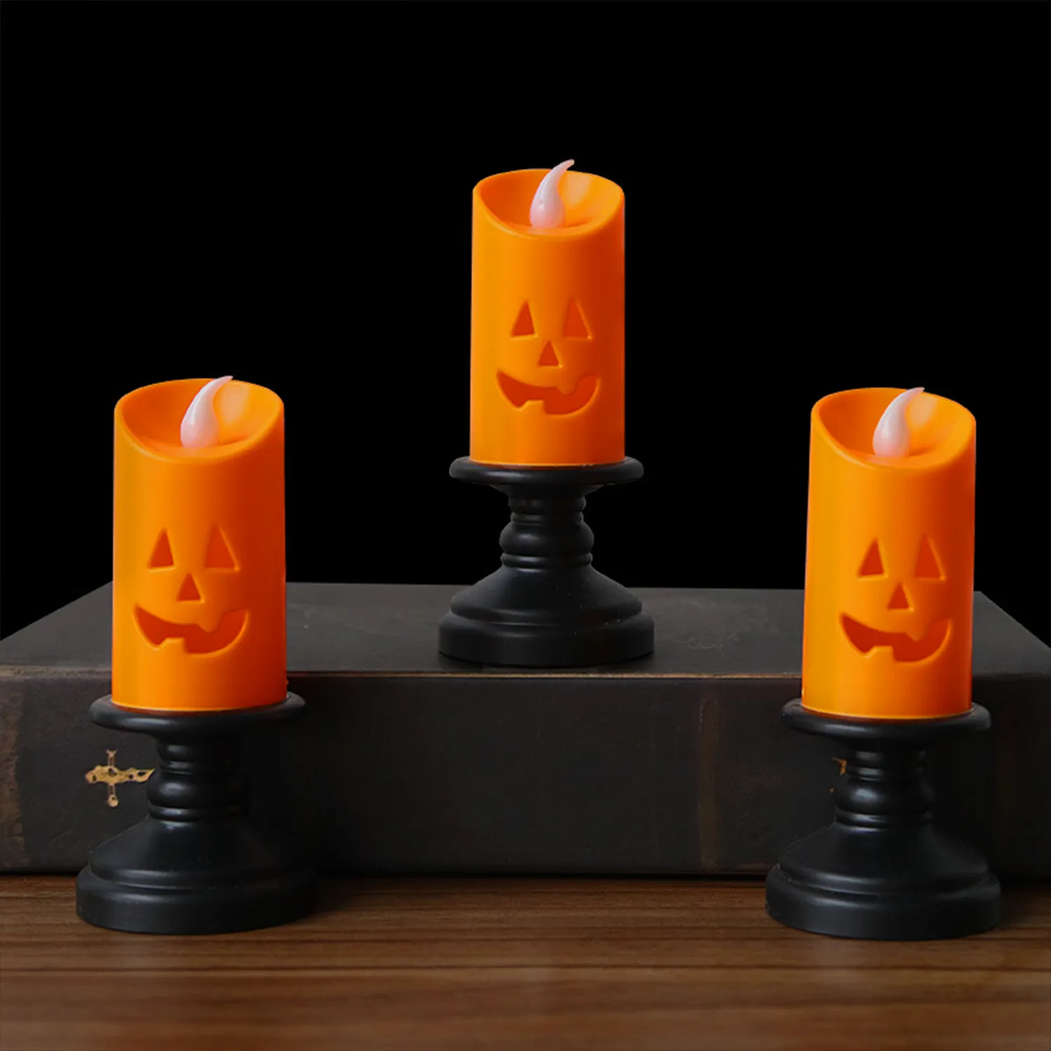 Halloween Creative LED Pumpkin Candle Lamp 4