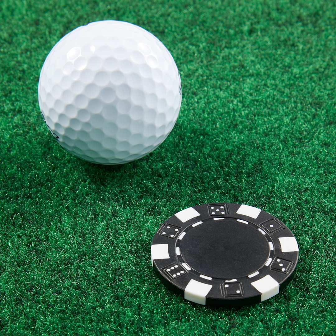 Recycled Poker Chip Ball Marker 82