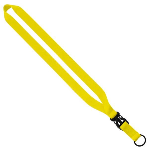 3/4" Polyester Lanyard with Slide Buckle Release & Split-Ring 34