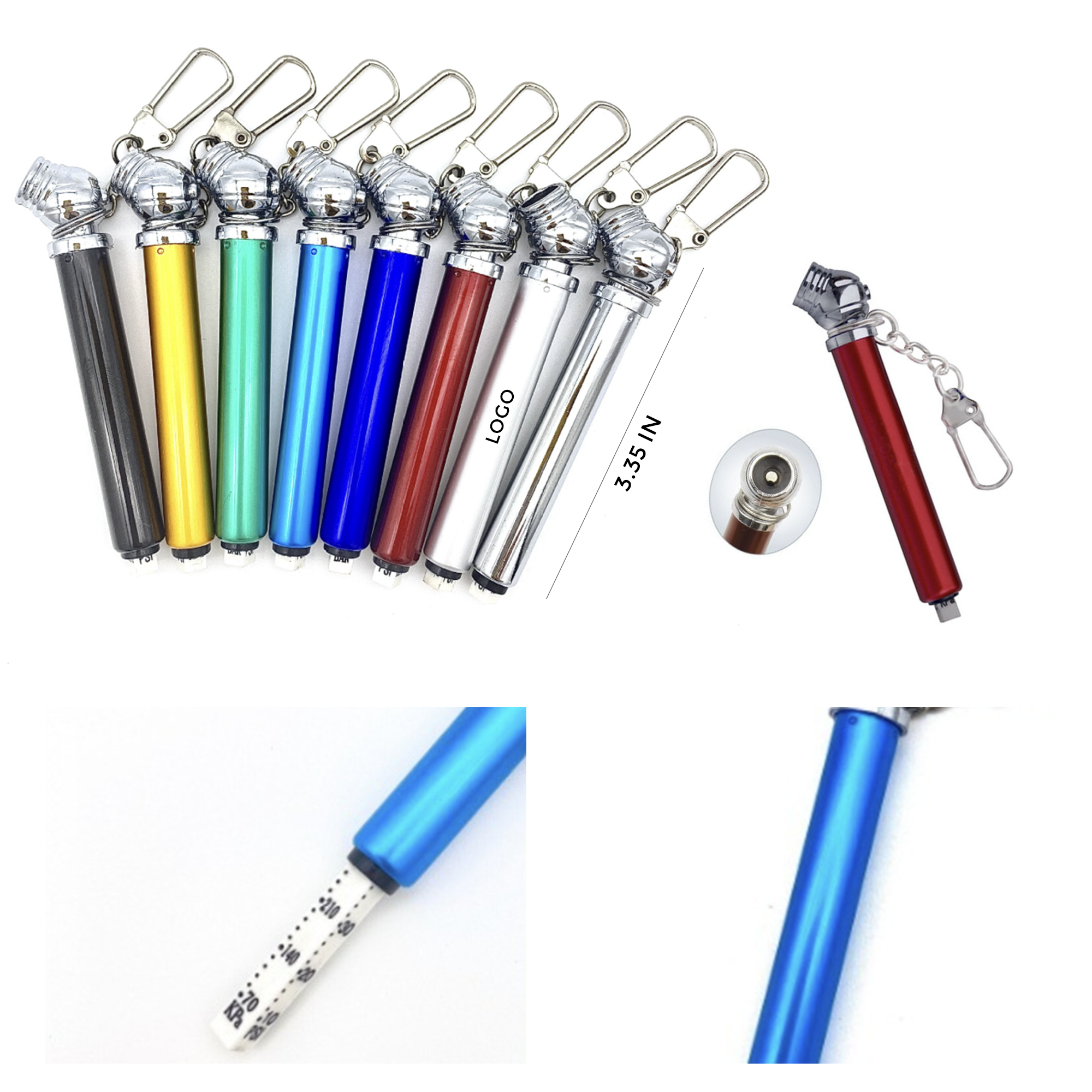 MOQ 10 PCS Accurate Portable Mini Tire Gauge 2