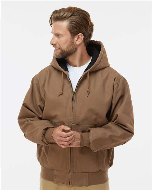 Men's Tall Cheyenne Boulder Cloth™ Hooded Jacket with Tricot Quilt Lining - 5020T 45