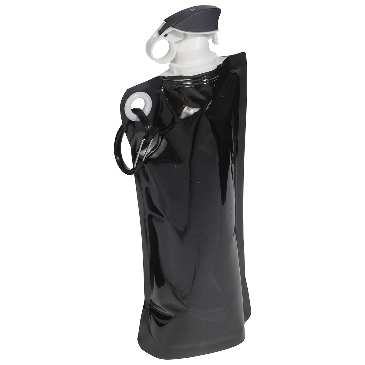 Flip Top Foldable Water Bottle with Carabiner 5