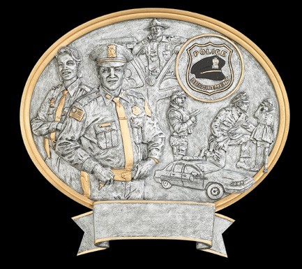 8" Police Legend Plate 2