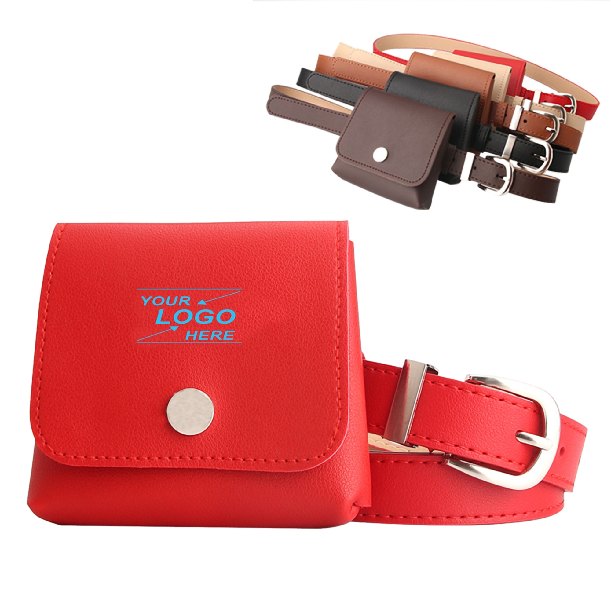 Women's PU Leather Belt Bag