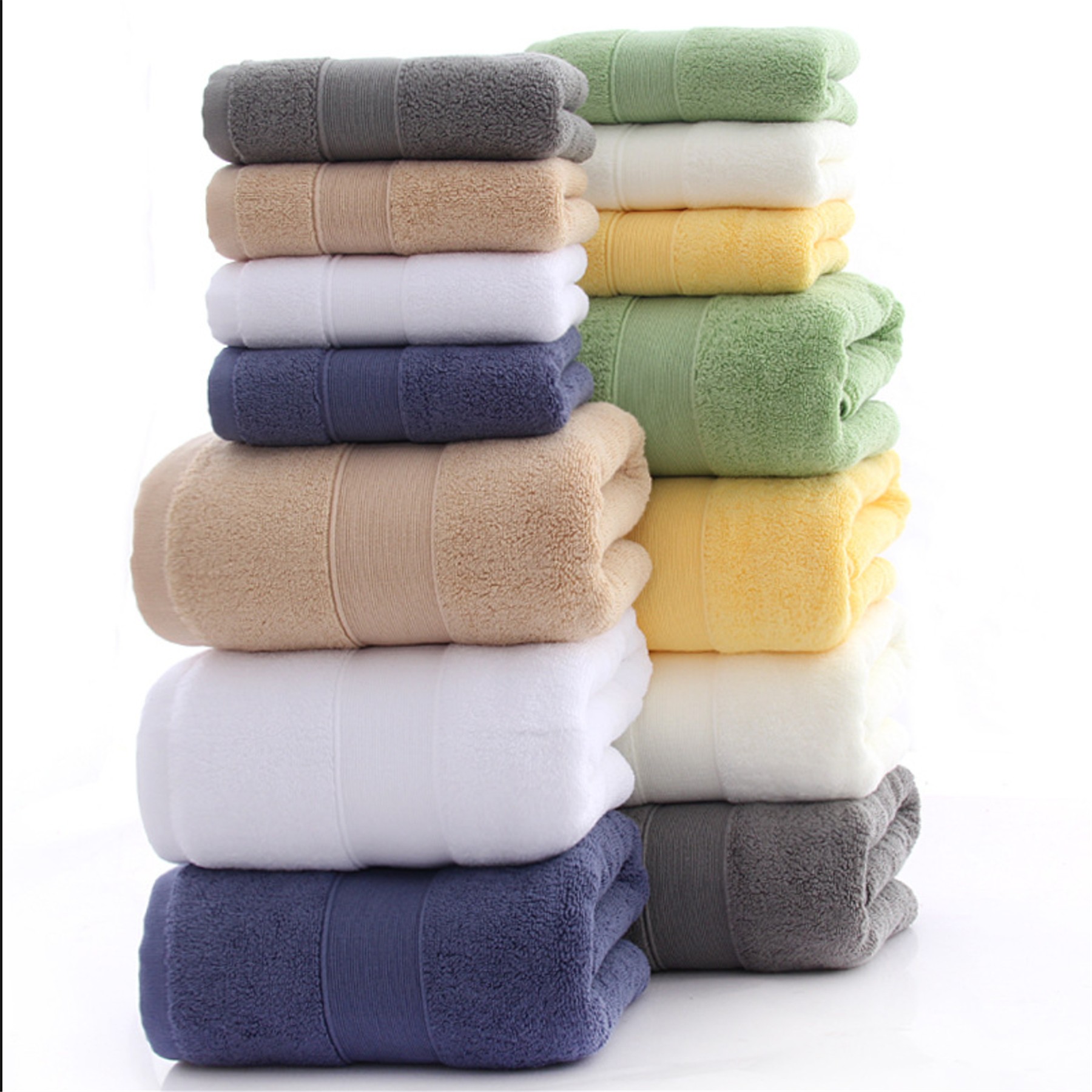 Cotton Bath Towel 2 Pack Set 4