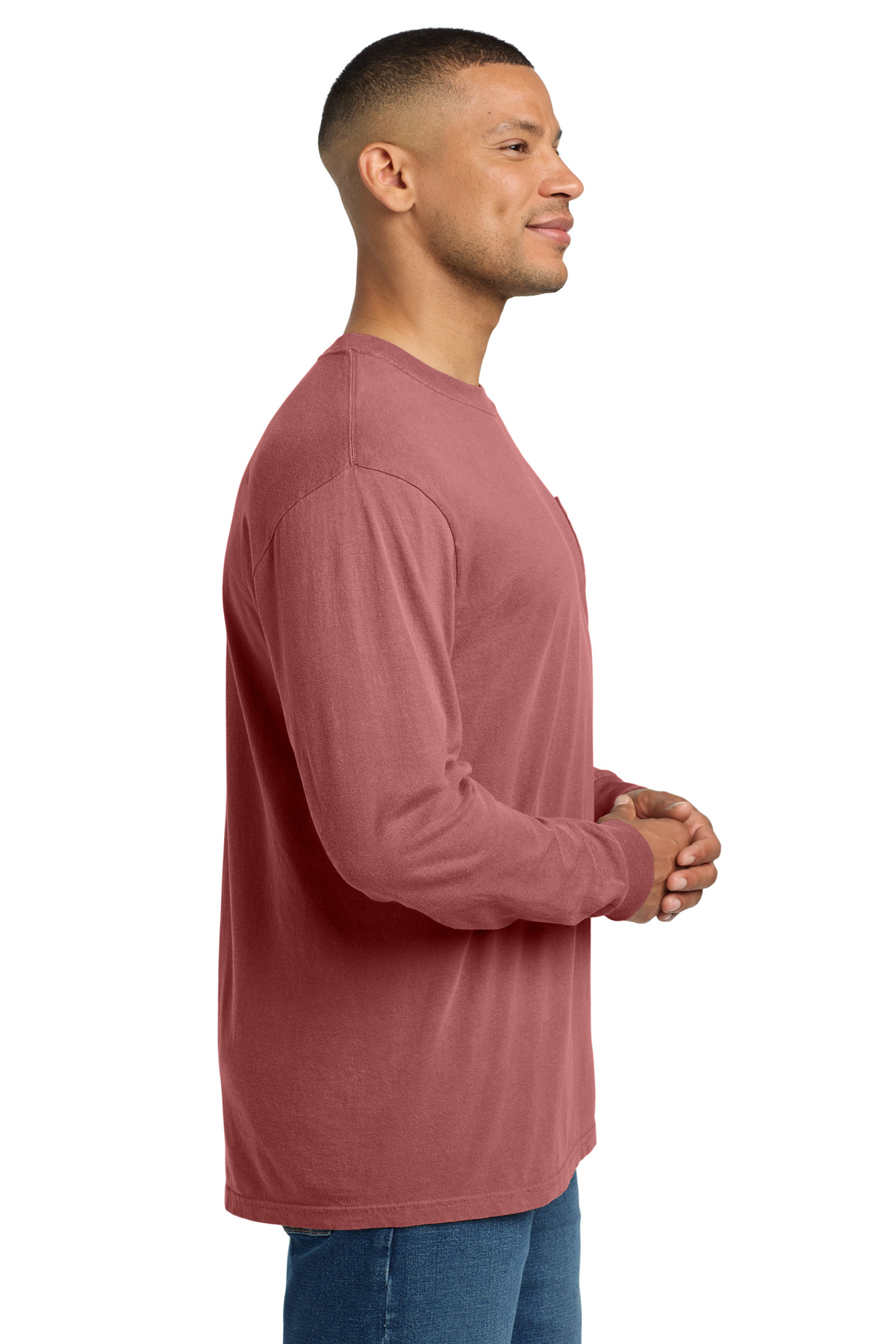 COMFORT COLORS Heavyweight Ring Spun Long Sleeve Pocket Tee. 4410 177