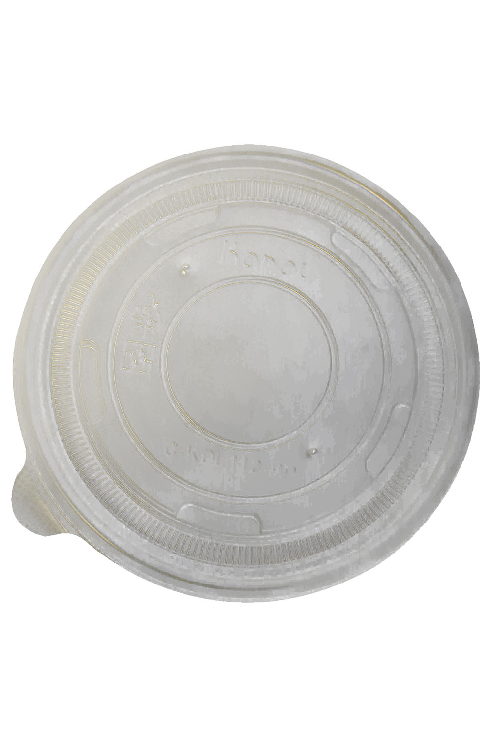 16 Oz. Paper Food Container Flat Lid