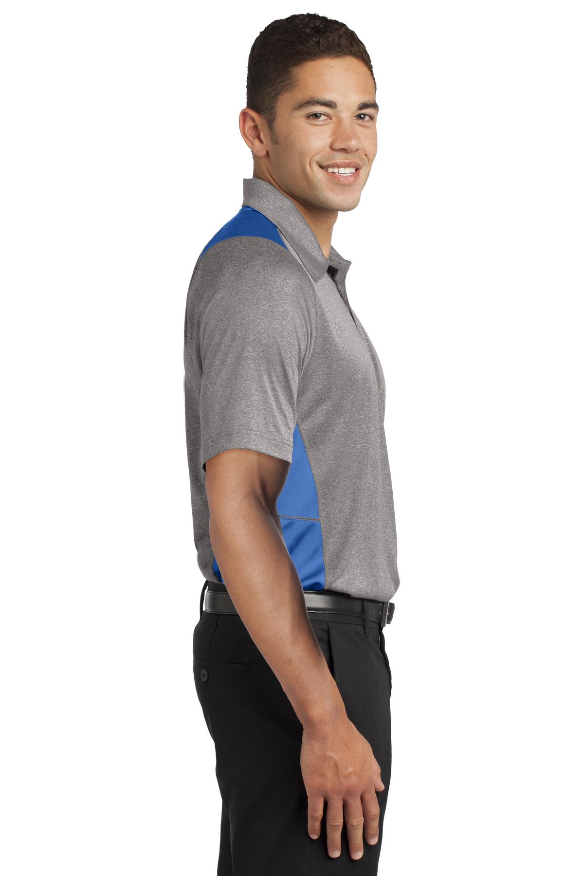 Sport-Tek® Heather Colorblock Contender Polo 48