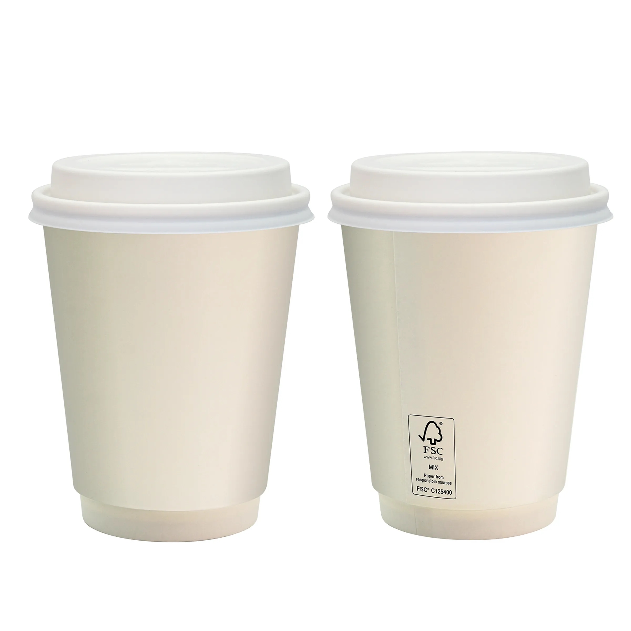 12 oz Full Color Paper Cup With Lid 8
