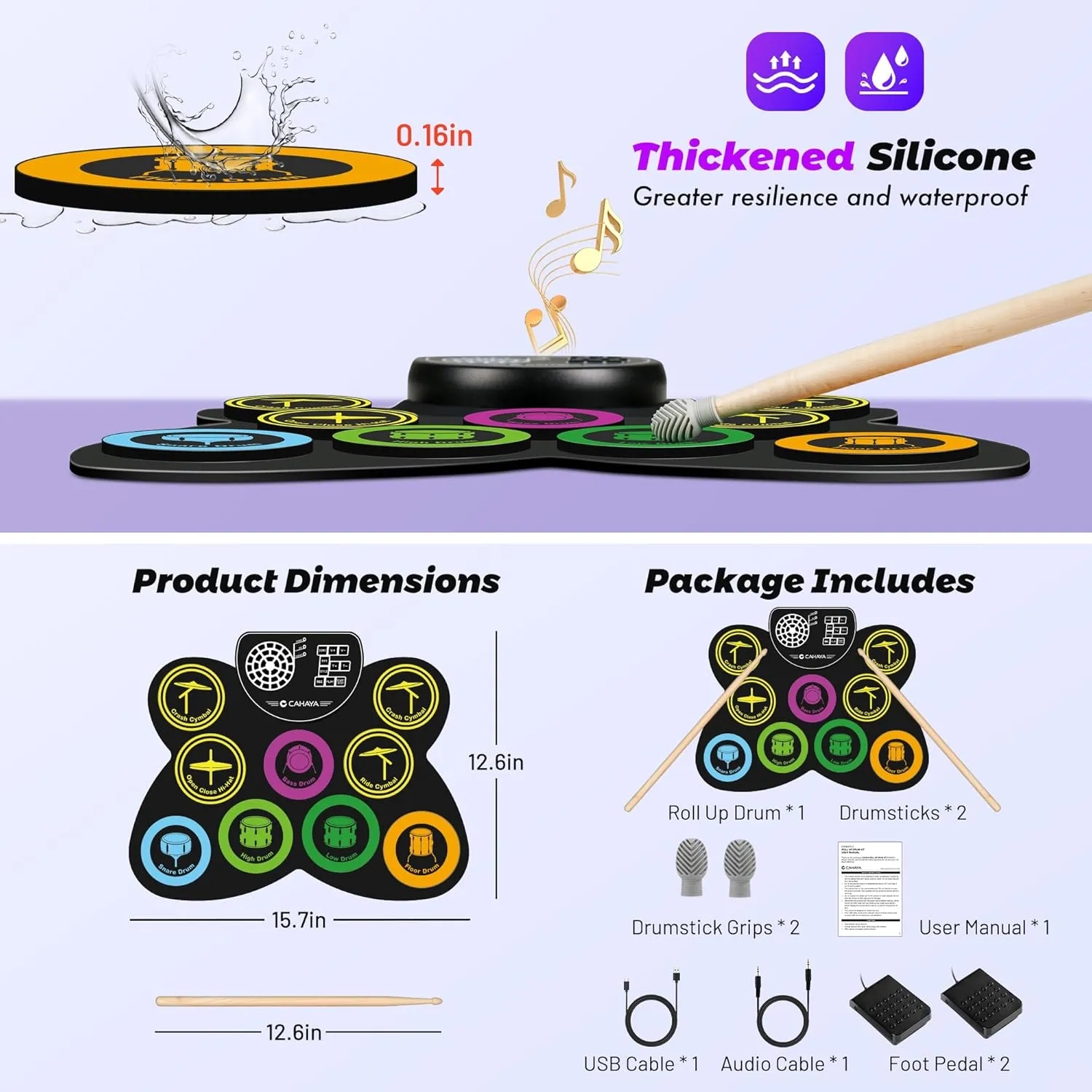 Electronic Drum Pad Set 4