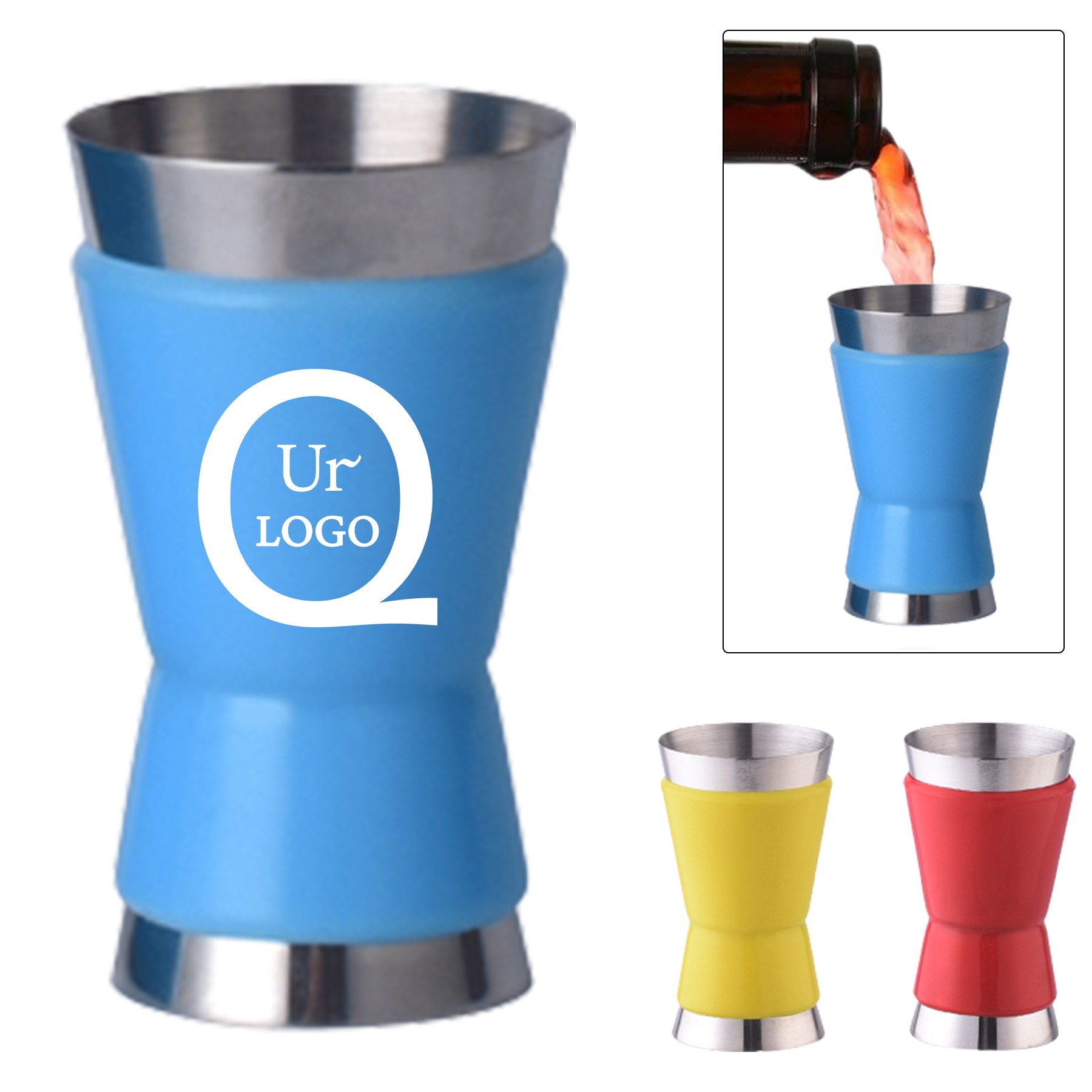1Oz/0.5Oz Cocktail Double Measuring Cup 1