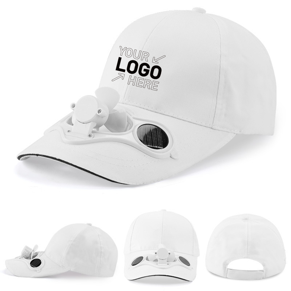Solar Power Cooling Fan Baseball Cap 5
