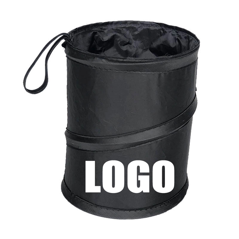 Collapsible Portable Polyester Car Trash Can & Storage Bin 2