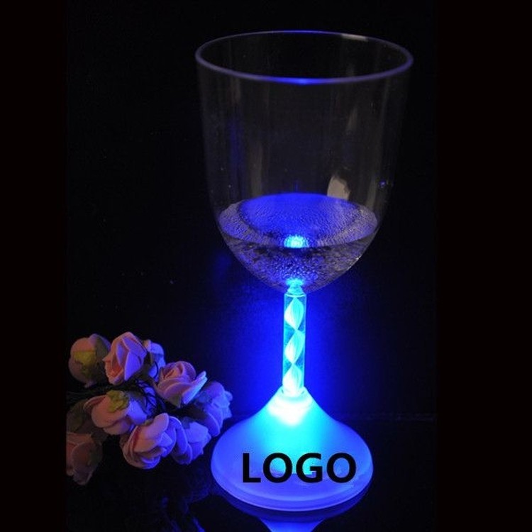 LED Light Up Flashing Red Wine Glass/ Color Changing 2