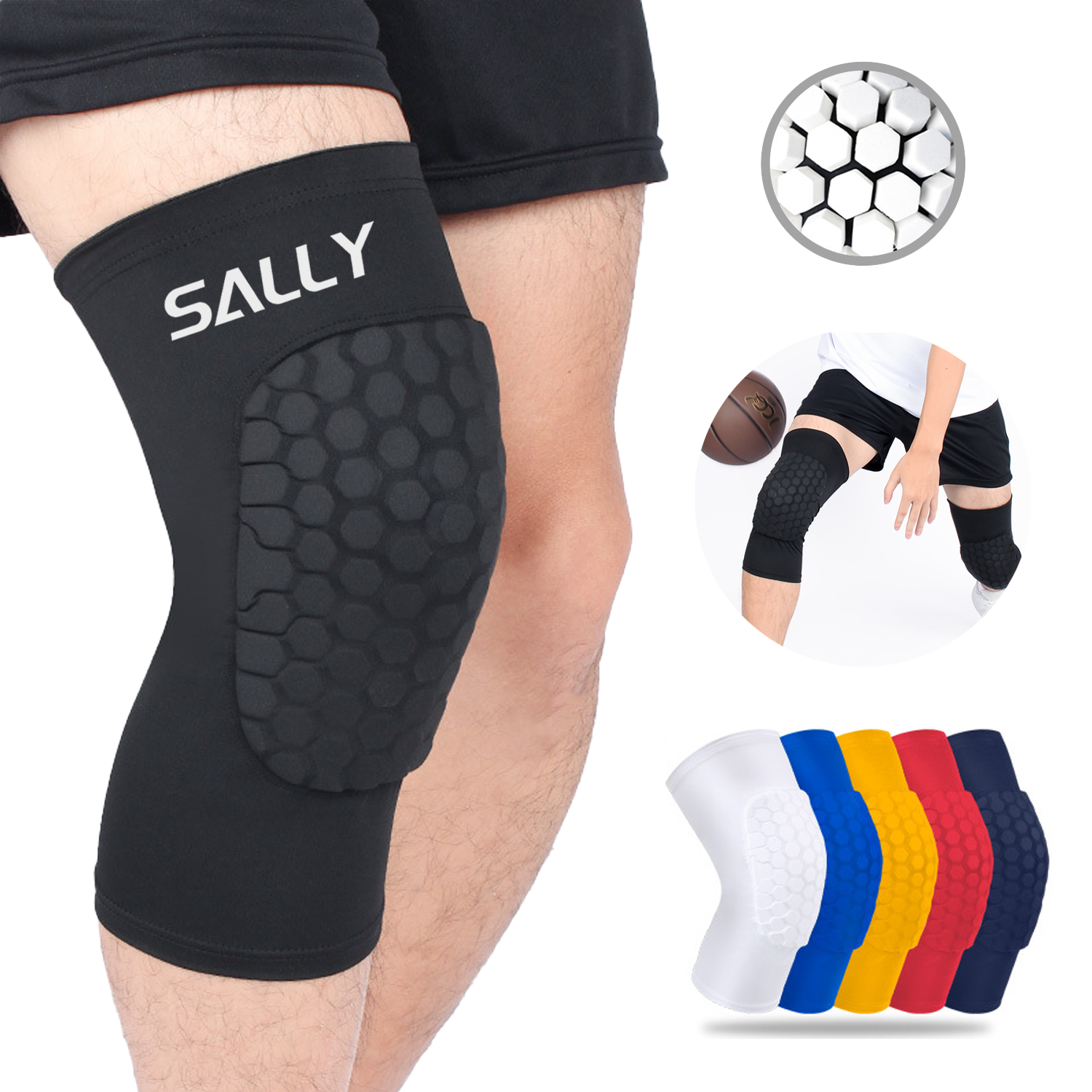Quick-Drying Honeycomb Knee Pads 6