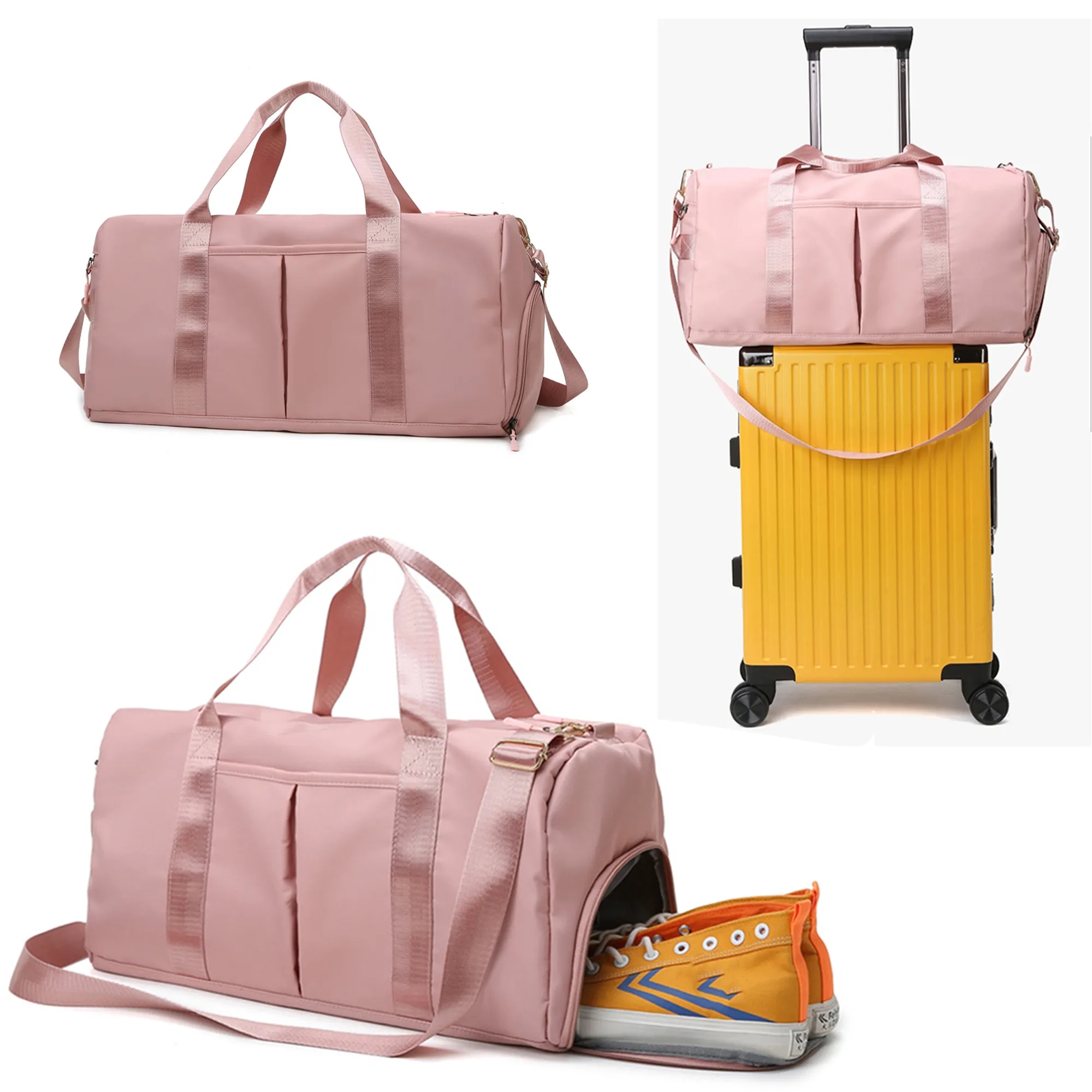 Dry and Wet Separation Travel Luggage Bag 6