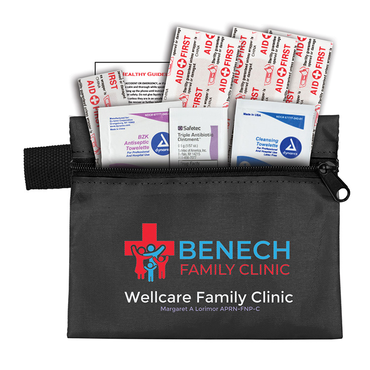 "TAG-A-LONG PLUS" 8 Piece First Aid Kit 25