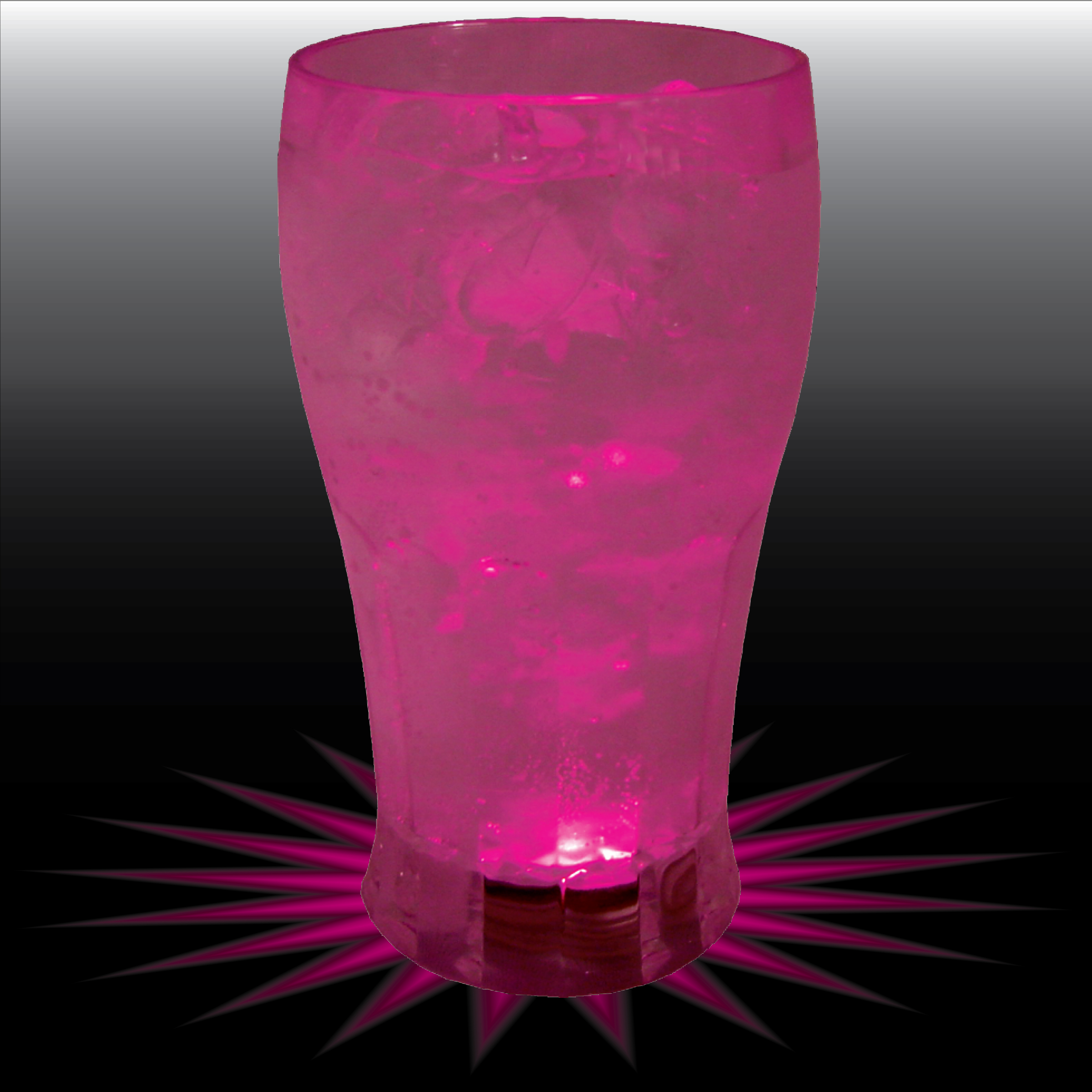 12oz Single Light Plastic Fluted Bell Soda Cup 16