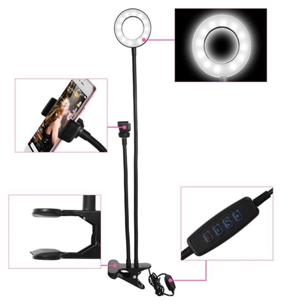 Selfie Ring Light With Phone Holder 2